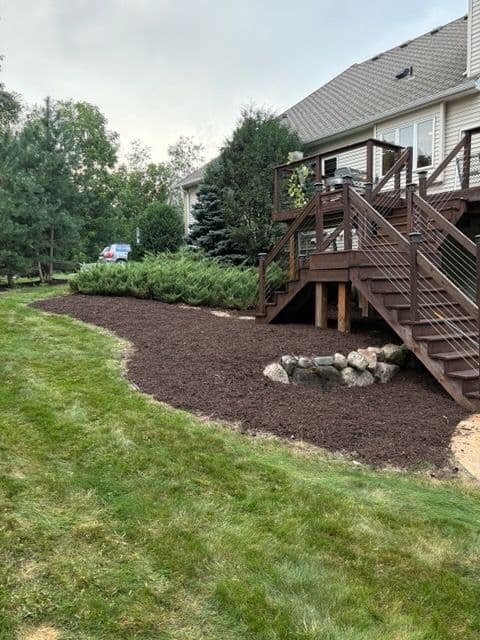 Stunning Mulch Transformation in Sartell MN